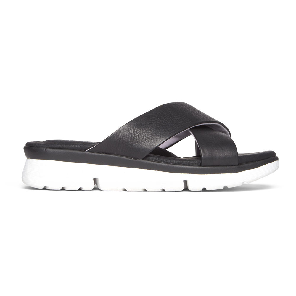 Rockport Singapore Womens Sandals - R-Evolution Black - ZT8025764